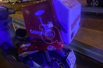 Accidente de un joven motorista en las inmediaciones de la rotonda de La Barranquera (Telde)/TA.